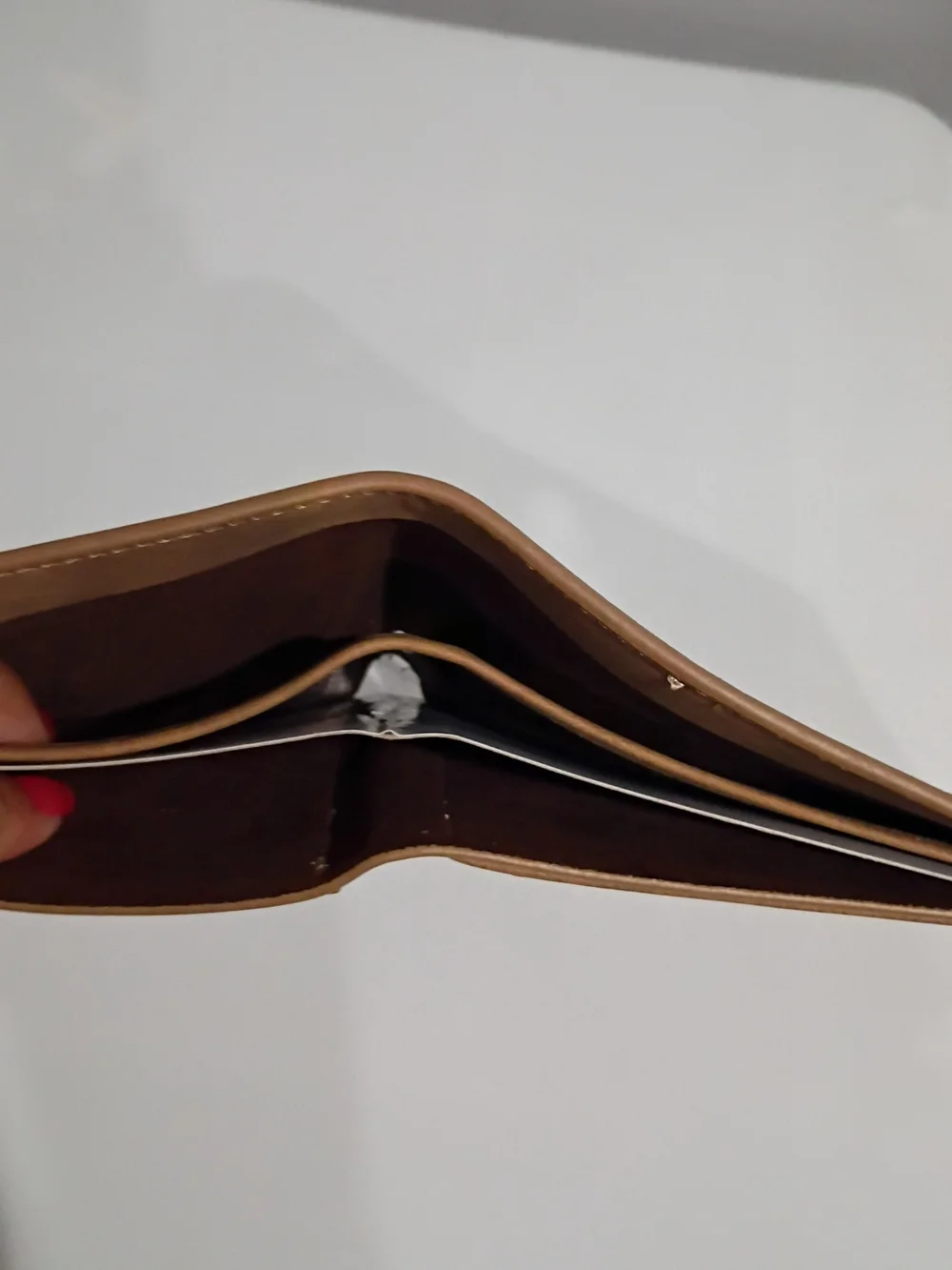 Leather Look 'To My Dad' Bifold Wallet - Brown